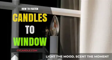 Creative Ways to Secure Candles on Windows