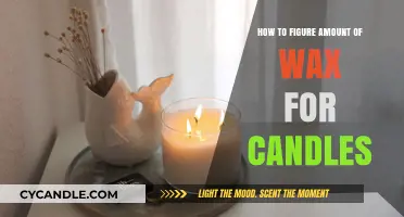 Mastering Candle Making: Calculating the Perfect Wax Quantity