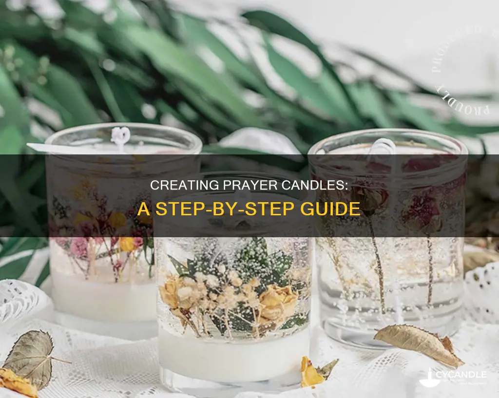 how to fill a prayer candle