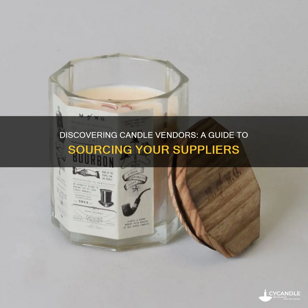 how to find candle vendors