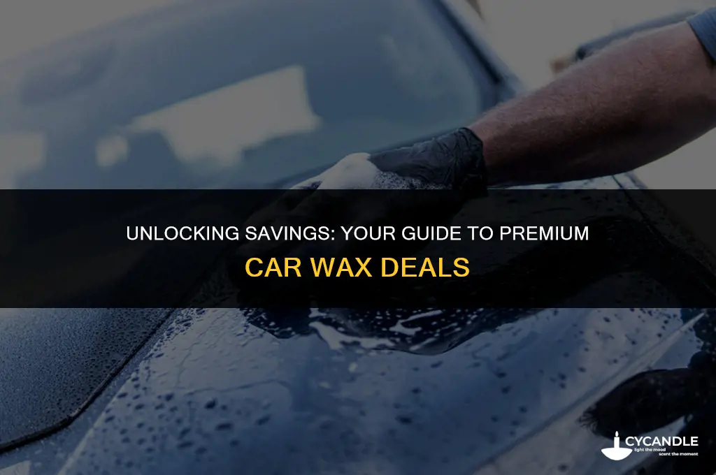 how to find deals on premium car wax