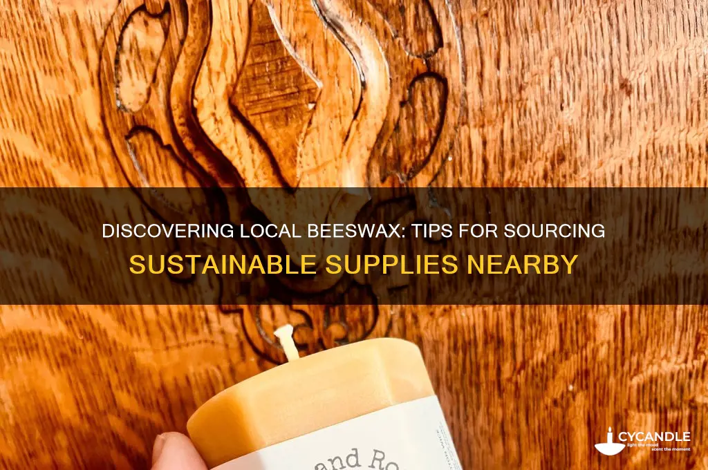 how to find local beeswax