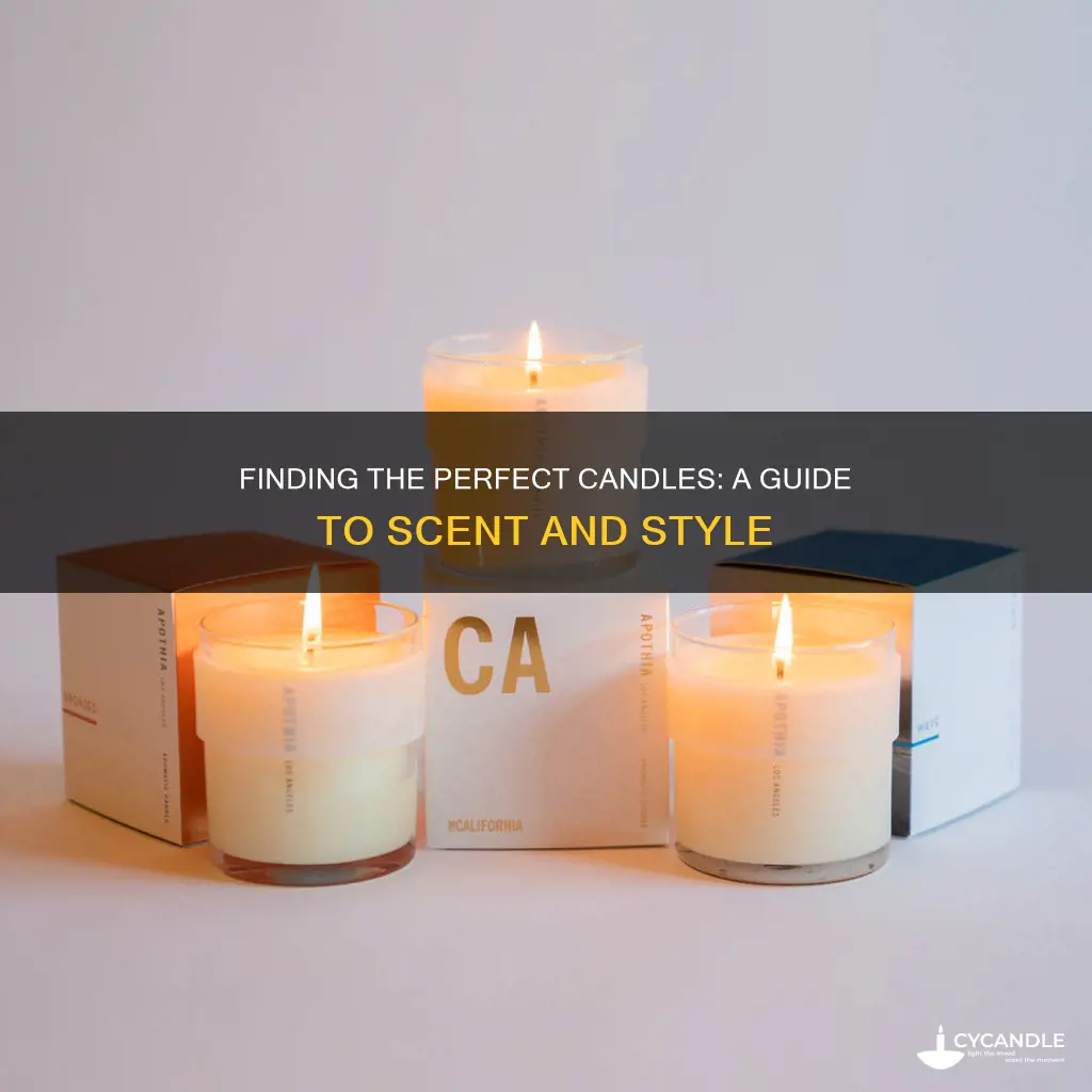 how to find nice candles
