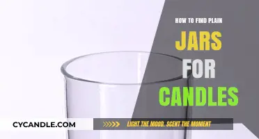 Finding Plain Jars for Candles: A Simple Guide