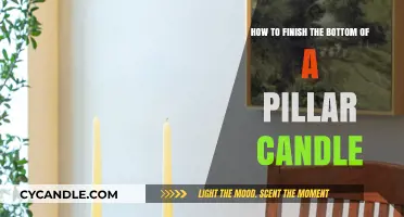 The Art of Finishing Pillar Candles: Bottoms Up!