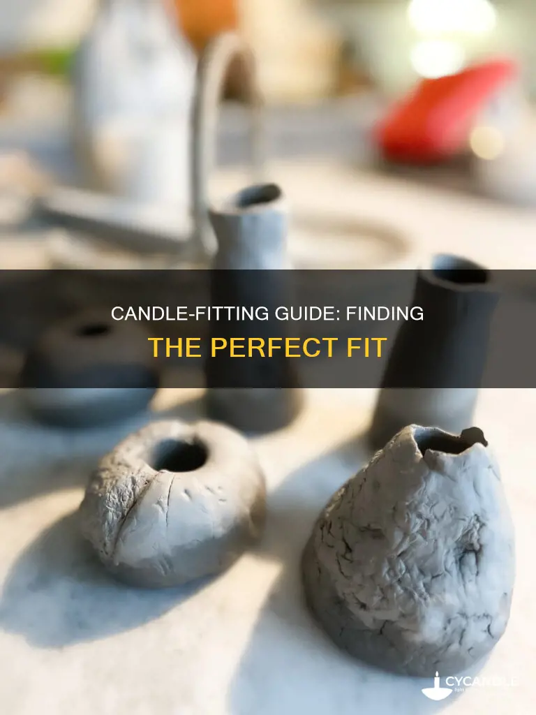 how to fit candles into holders
