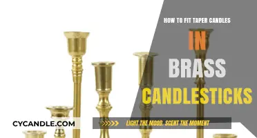 Guide to Fitting Taper Candles in Brass Candlesticks