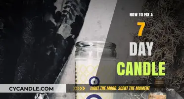 Quickly Fixing a 7-Day Candle: DIY Guide