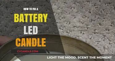 Repairing Your LED Candle: A Simple Guide