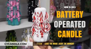 Repairing Your Battery-Operated Candles: A Quick Guide
