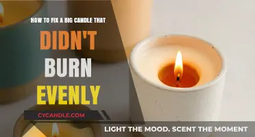 Fixing Unevenly Burned Large Candles: Simple Solutions for a Perfect Burn