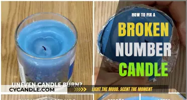 Quickly Fix Broken Number Candles for Special Occasions