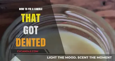 Repairing a Dented Candle: Quick and Easy Solutions