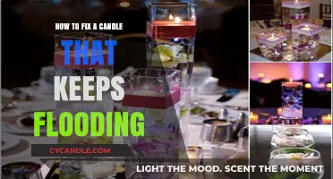 Repairing a Flooding Candle: Tips for Quick Fix