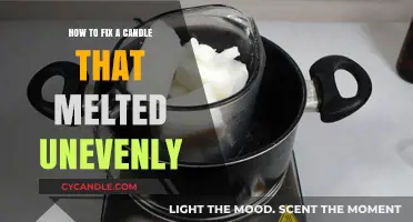 Repairing Unevenly Melted Candles: A Quick DIY Guide