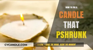 Repairing Your Candle: Tips to Fix Wax Shrinkage