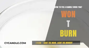 Troubleshooting Candle Wicks: Easy Fixes for a Non-Burning Wick
