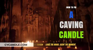 Easy Candle Repair: Stop the Cave-In