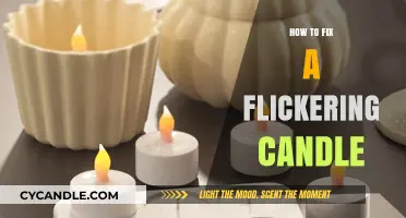 Easy Fixes for a Flickering Candle