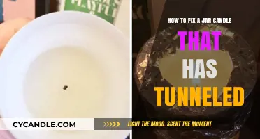 Repair Your Jar Candle: Quick Tunneling Fix
