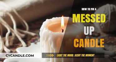 Salvaging a Messed-Up Candle: Easy Fixes for Common Problems