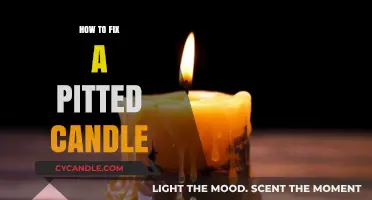 Repairing Pitted Candles: Quick and Easy DIY Solutions