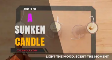 Easy Ways to Fix a Sunken Candle