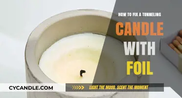 Fix Tunneling Candles with Foil: A Quick Guide