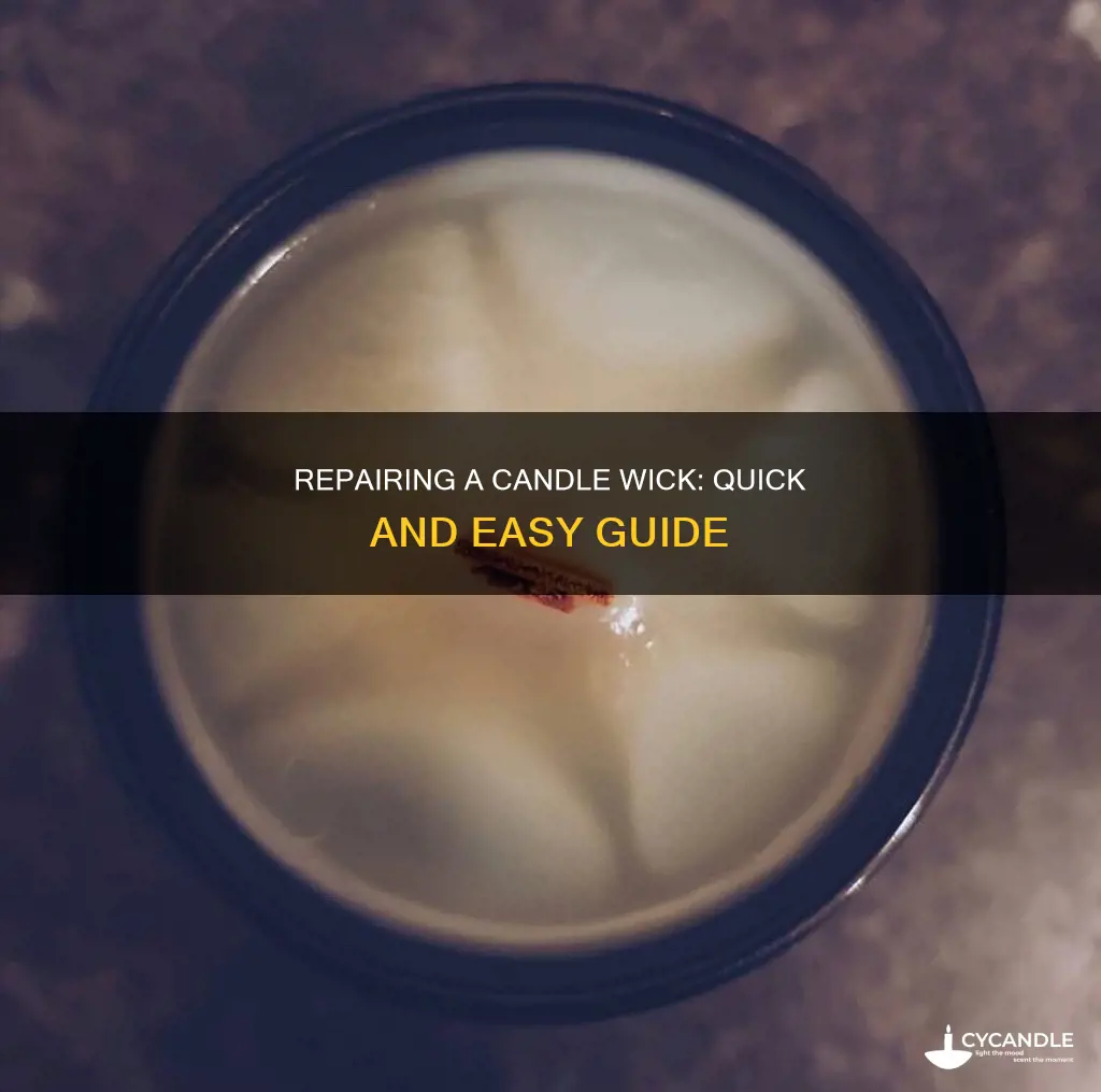 how to fix a well in a candle