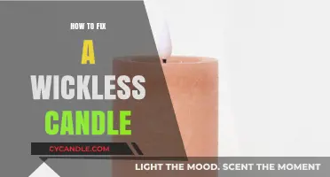Repairing Wickless Candles: A Quick DIY Guide