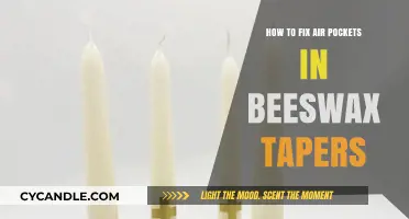 Fixing Air Pockets in Beeswax Tapers: A Step-by-Step Guide