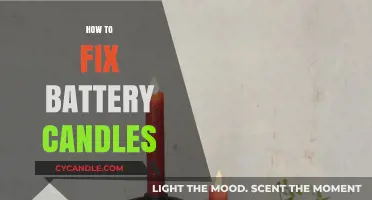 Repairing Battery Candles: A Quick DIY Guide