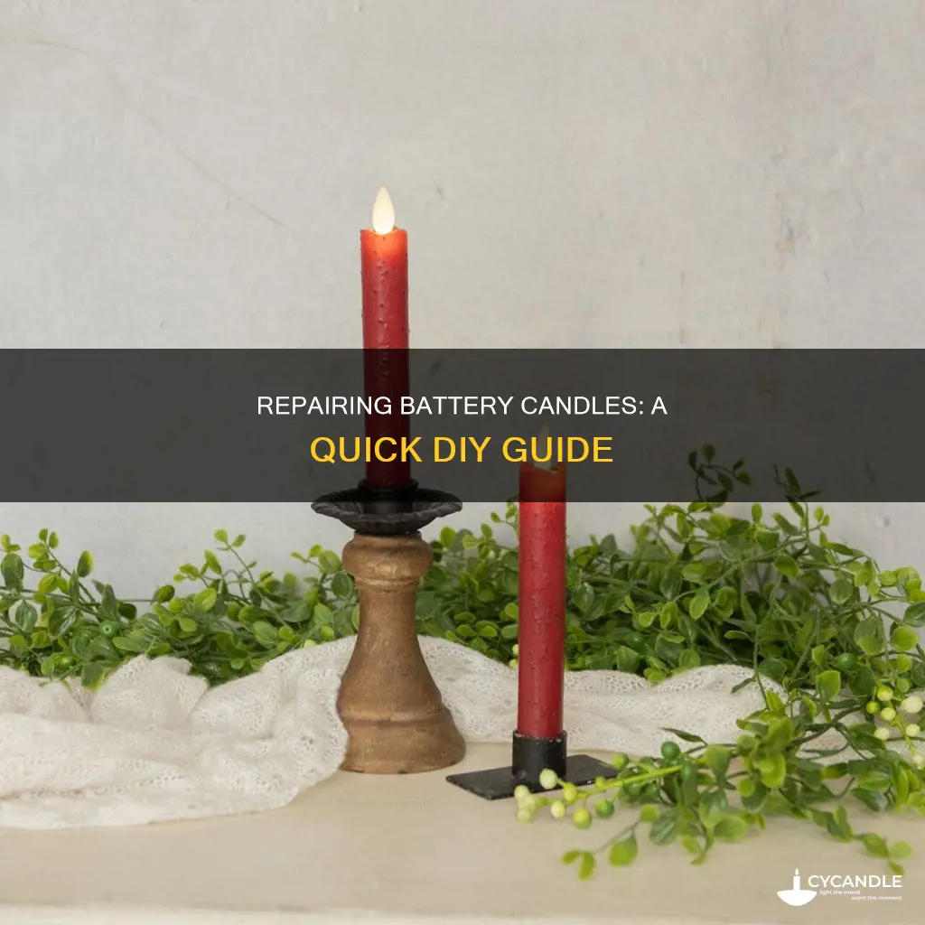 how to fix battery candles