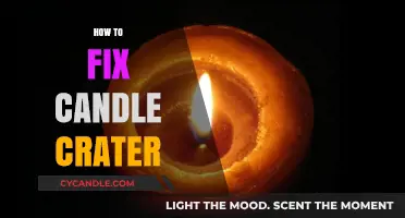 Repairing Candle Craters: A Quick and Easy Guide