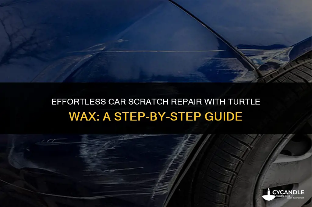 how to fix car scratches turtle wax