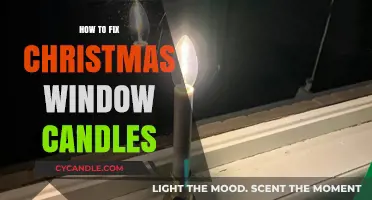 Fixing Christmas Window Candles: A Quick Guide