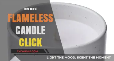 Easy Flameless Candle Click Fix for a Calm Space