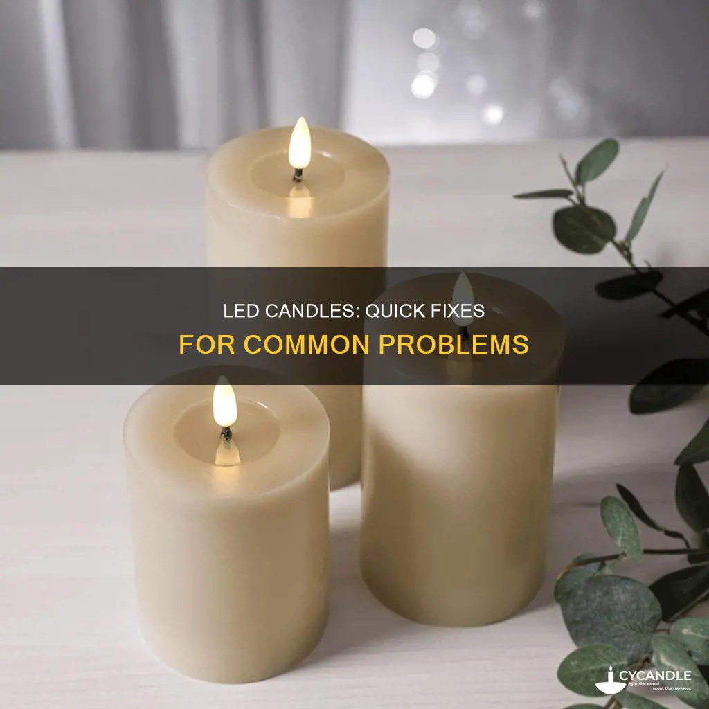 how to fix led candles