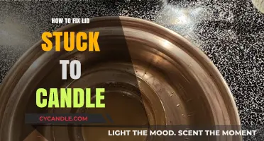 Unsticking a Candle Lid: Quick and Easy Solutions