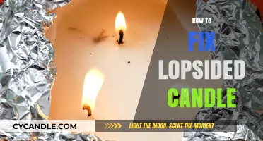 Repairing Lopsided Candles: A Quick DIY Fix
