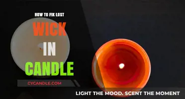 Revive Your Candle: Easy Steps to Fix a Lost Wick