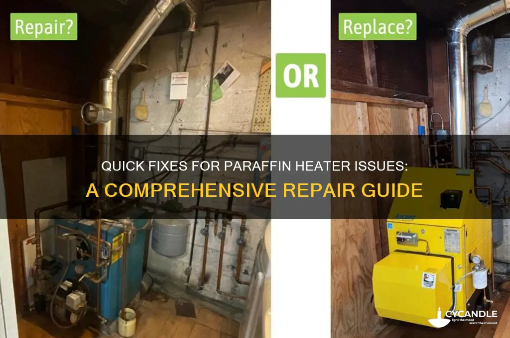 how to fix paraffin heater