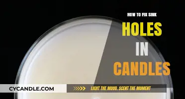 Repairing Candle Sink Holes: A Quick DIY Guide
