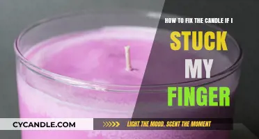 Fixing Candles: Fingerprints and their Removal