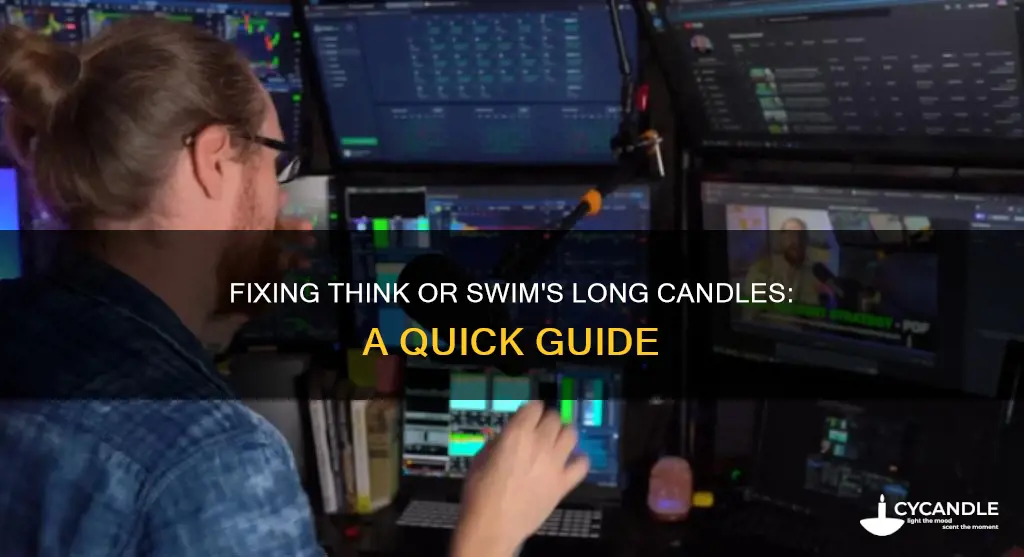 how to fix too long candles on think or swim