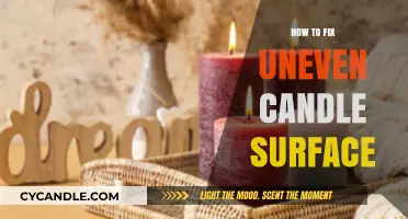 Repairing Uneven Candle Surfaces: Quick and Easy Solutions