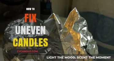 Repairing Uneven Candles: Quick and Easy Solutions