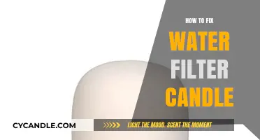 Fixing Water Filter Candles: A Step-by-Step Guide