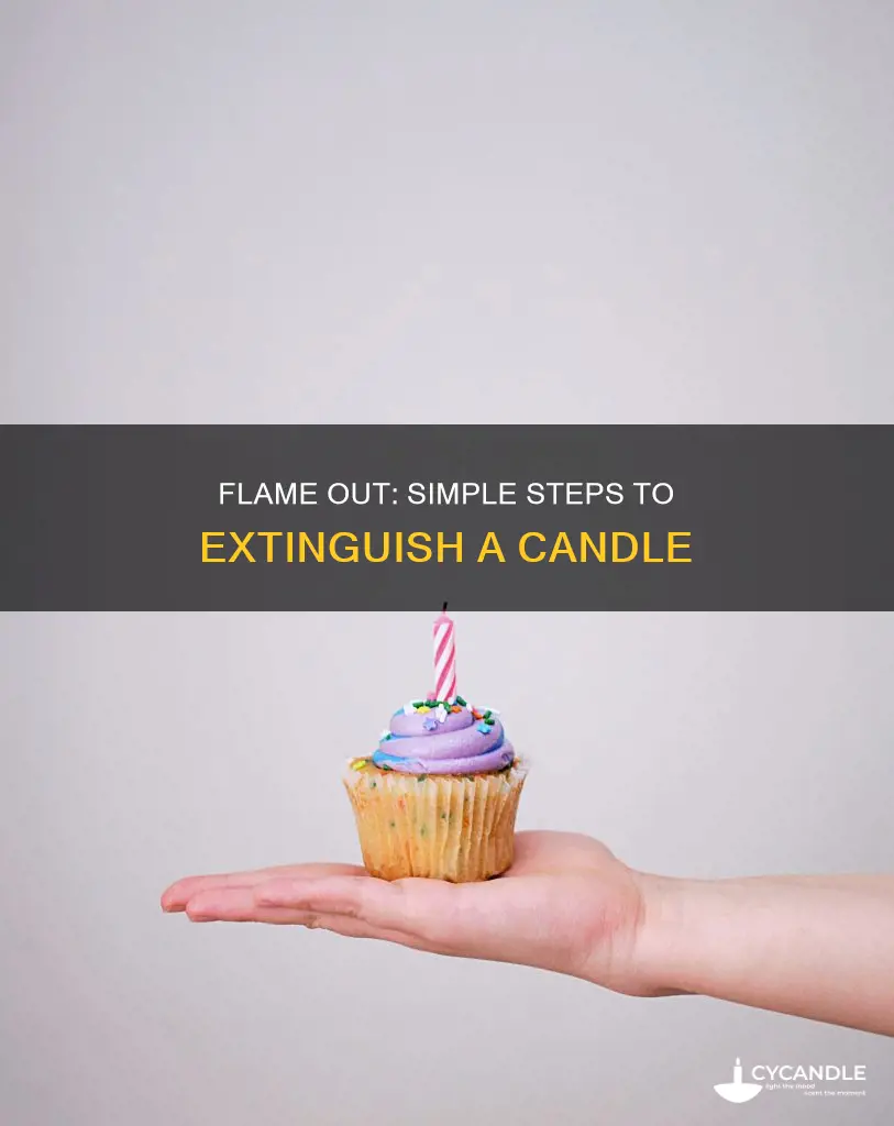 how to flame out the candle