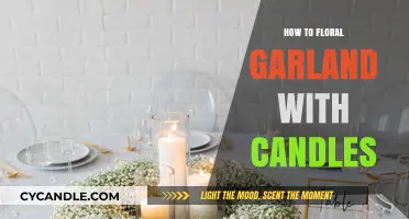 Create a Floral Garland with Candles for a Magical Evening